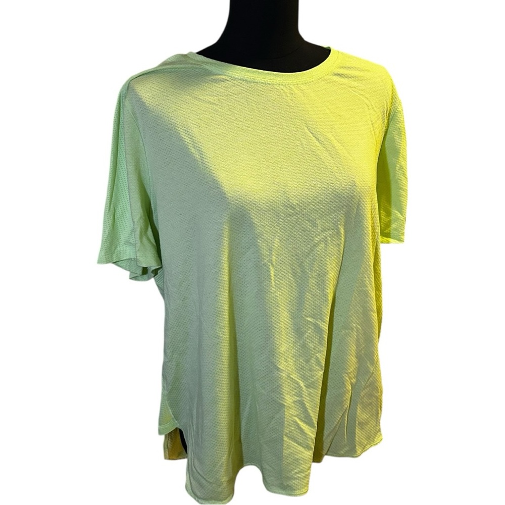 Avia Women’s Neon Green Running Short Sleeve Tee Size 3XL